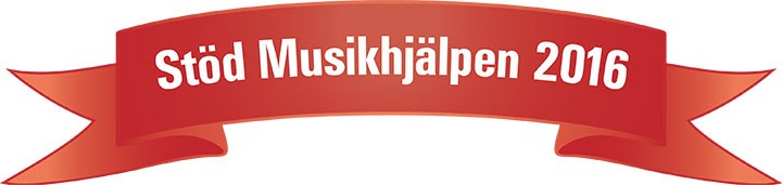 Logotype: Stöd Musikhjälpen 2016