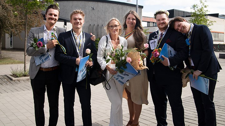 August Sjölin, Anton Elverskog, Amanda Viklund, Ida Nilsson, Carl Johansson och Max Jansson.