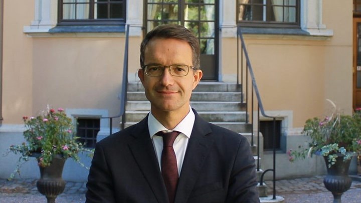 The French ambassador to Sweden Etienne de Gonneville.