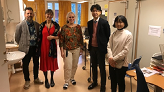 Susanne and Ceclia from the Audiologist program with guests from Japan and Stockholm.