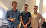 Erik Mattisson, Niklas Jansson och Annie Persson