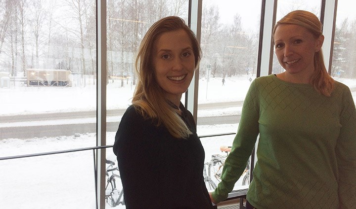 Giulia Fagerlund och Karin Collén