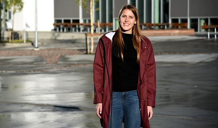 Cecilia Ryderås på Campus Örebro.