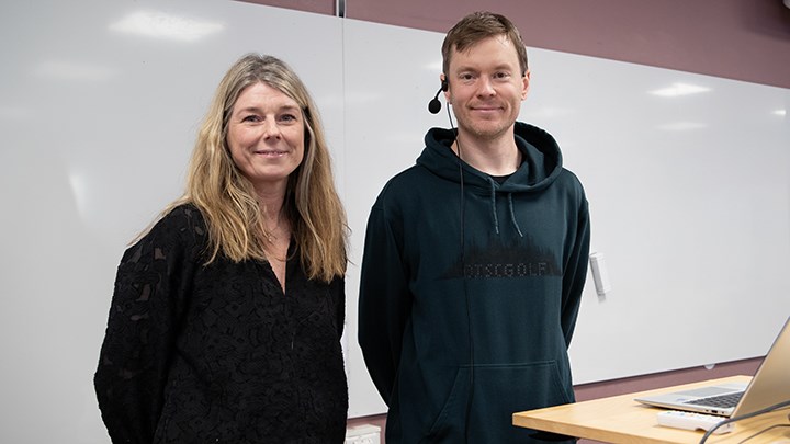 Petronella Ekström och Johan Petersson.