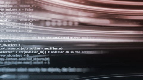 Computing programming code on a screen.