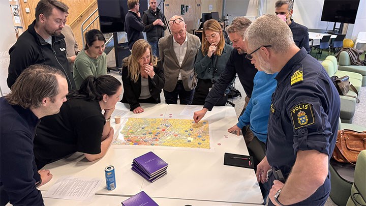 Människor under en workshop