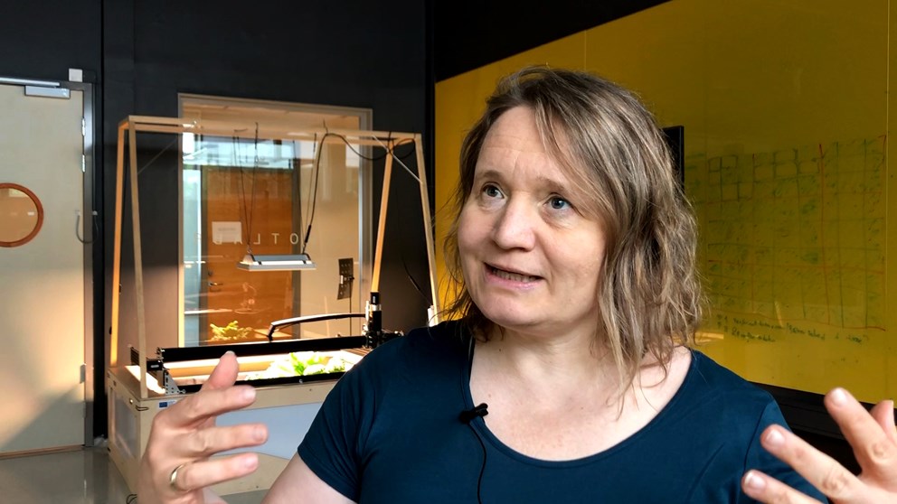Franziska Klügl inside Robotlab