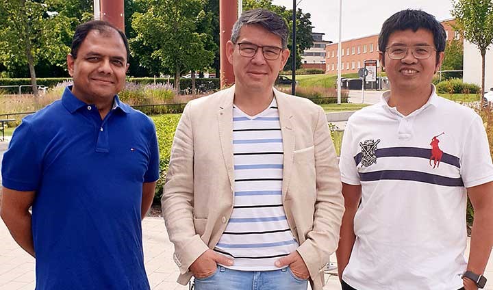 Tre forskare utanför Örebro universitet.