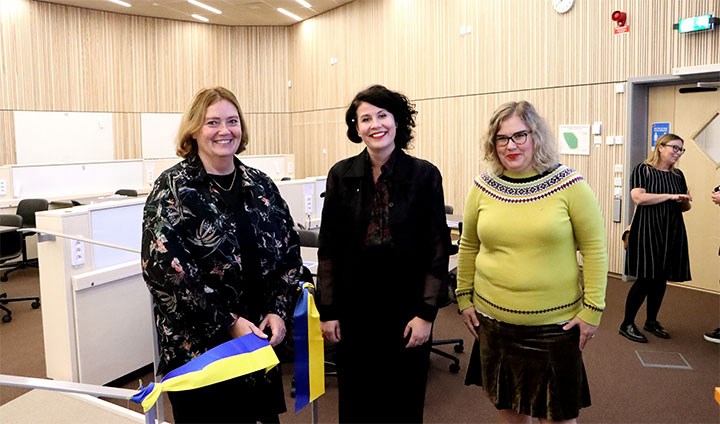 Louise Pålsson, Anna-Karin Andershed och Kristin Ewins.