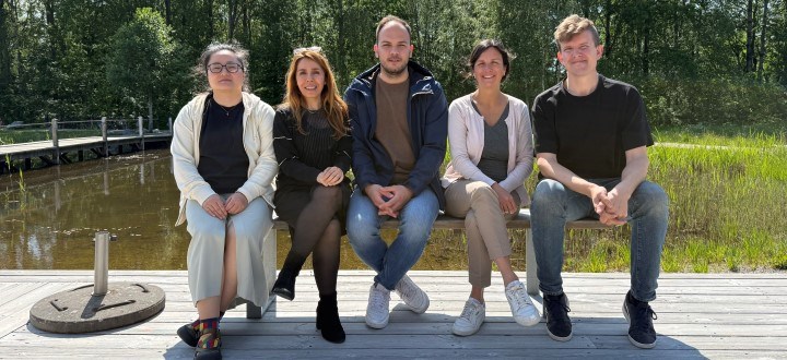 Styrelsens fem medlemmar.