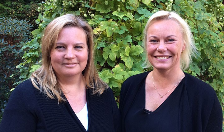 Sarah Granberg och Johanna Gustafsson.