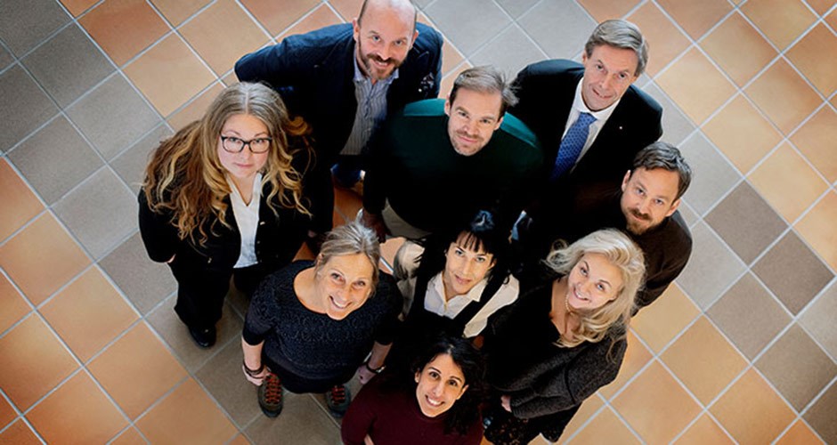 Bakre raden från vänster: Anna Kärrman, Henrik Scander, Peter Edholm, Robert Brummer och Henrik Larsson. Främre raden Johanna Björklund, Ida Flink och Susanne Strand. Längst fram Amy Loutfi. Christian Lundahl saknas på bilden.