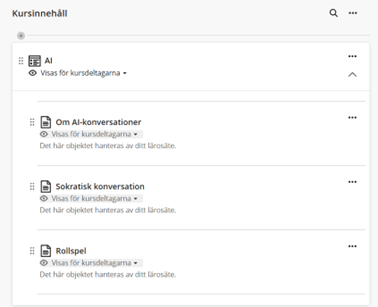 objekt infogat i kurs