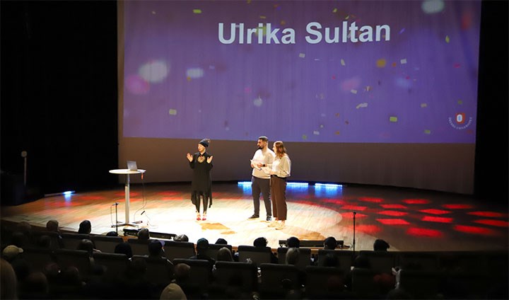 Ulrika Sultan, Rojan Arikan och Matilda Eklund.