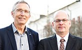 Christer Forsgren, miljöchef och teknisk chef på Stena Recycling International, och Per-Erik Olsson, professor i biologi vid Örebro universitet