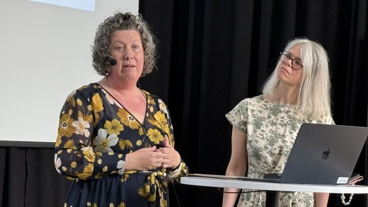 Forskarna Natasha Webster och Marleen Lentjes