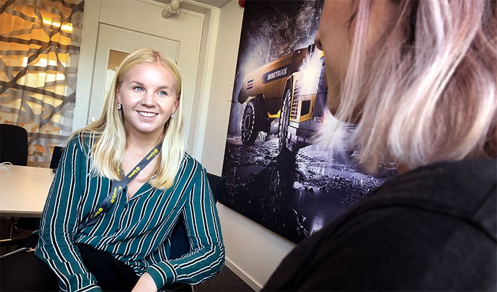 Student på Epiroc.