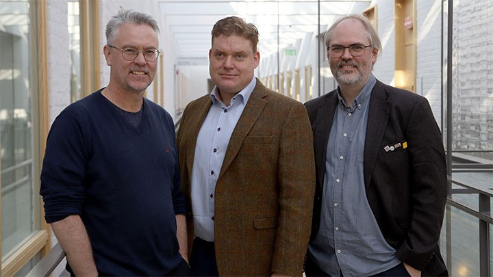 Niclas Strömberg, Magnus Löfstrand och Jens Ekengren.