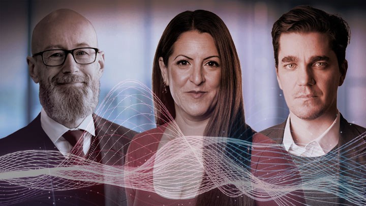 Magnus Lodefalk, Amina Manzoor och Martin Kragh.