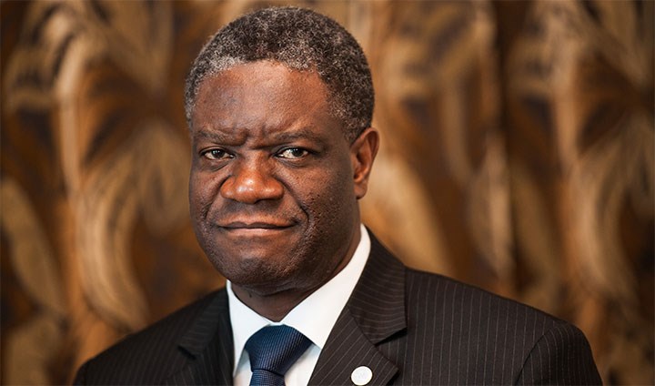 Dr Denis Mukwege, winner of the Nobel Peace Prize.