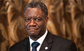 Dr Denis Mukwege, winner of the Nobel Peace Prize.