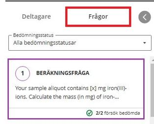 skärmbild - bedömning