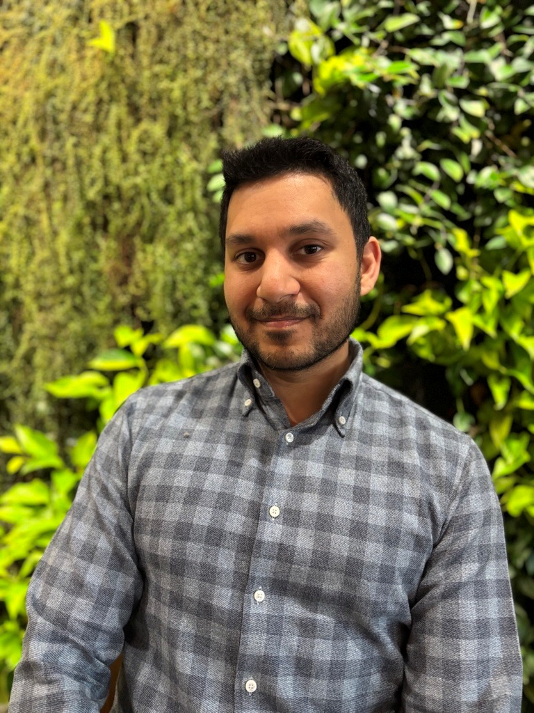 Forskaren framför grönska