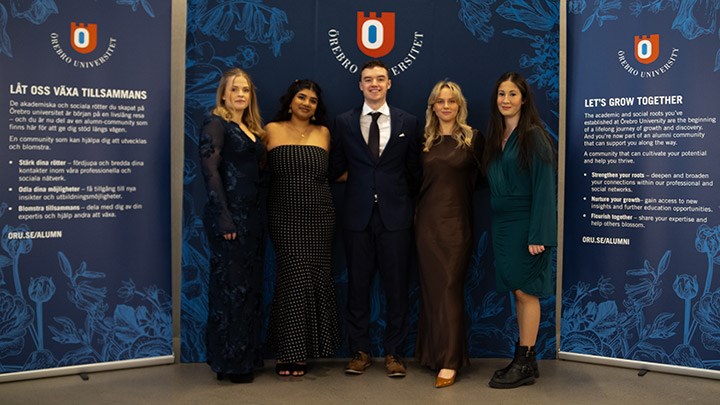 My Lagerblad, Susmita Patel, Jesper Boman, Lina Eriksson och Julia Oktay.