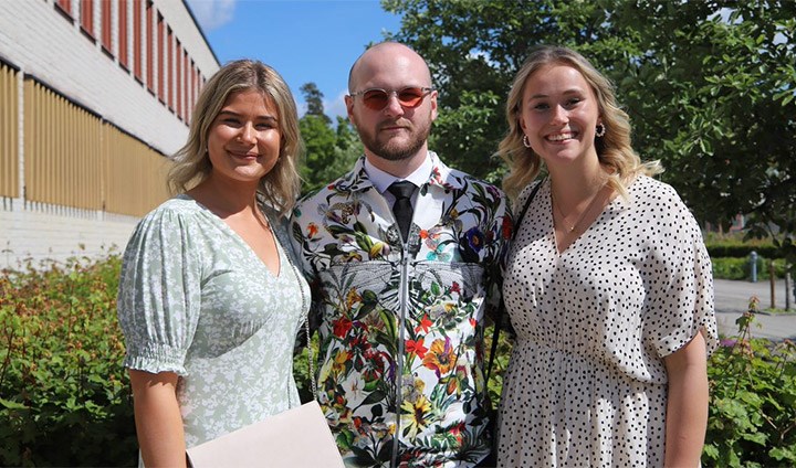 Helene Löfberg, Rasmus Rundgren och Iida Murko.