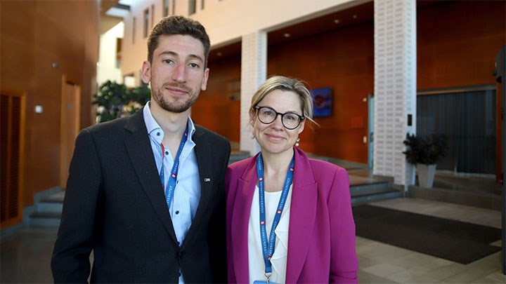 Matteo Gentile och Karin Blad