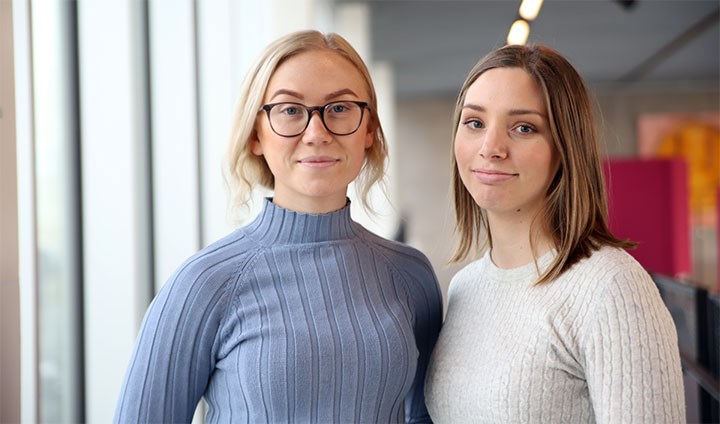 Lina Domberg och Julia Ceder.