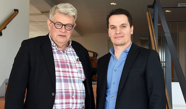 Gunnar Klein och Mevludin Memedi.