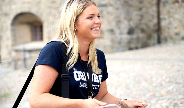 Sofie Sjöberg, who works as an International Student Assistant at Örebro University.