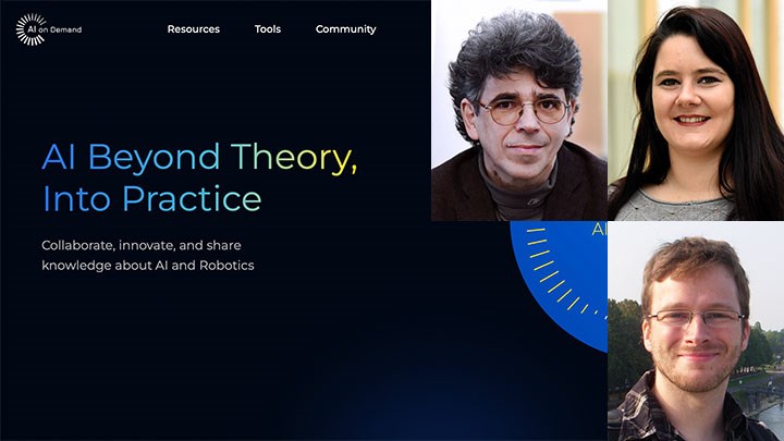Alessandro Saffiotti, Jennifer Renoux, and Uwe Köckemann are involved in the EU projects DeployAI and AI4Europe, which have developed the AI-on-Demand Platform. “It connects researchers and companies,” says Jennifer Renoux.