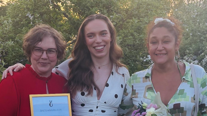 Kristin Ewins, Ebba Löfgren och Felicia Garcia.