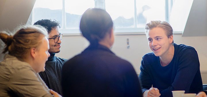 Studenter på Professionsprofilen