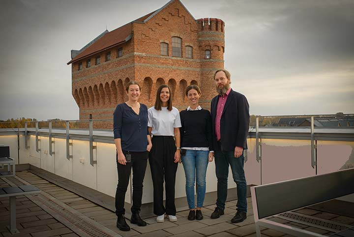 Research group Translationell patogenomik, Anna Fagerstr&ouml;m, M&aring;rten Lindqvist, Bianca Stenmark, Olivia Andersson PhD student