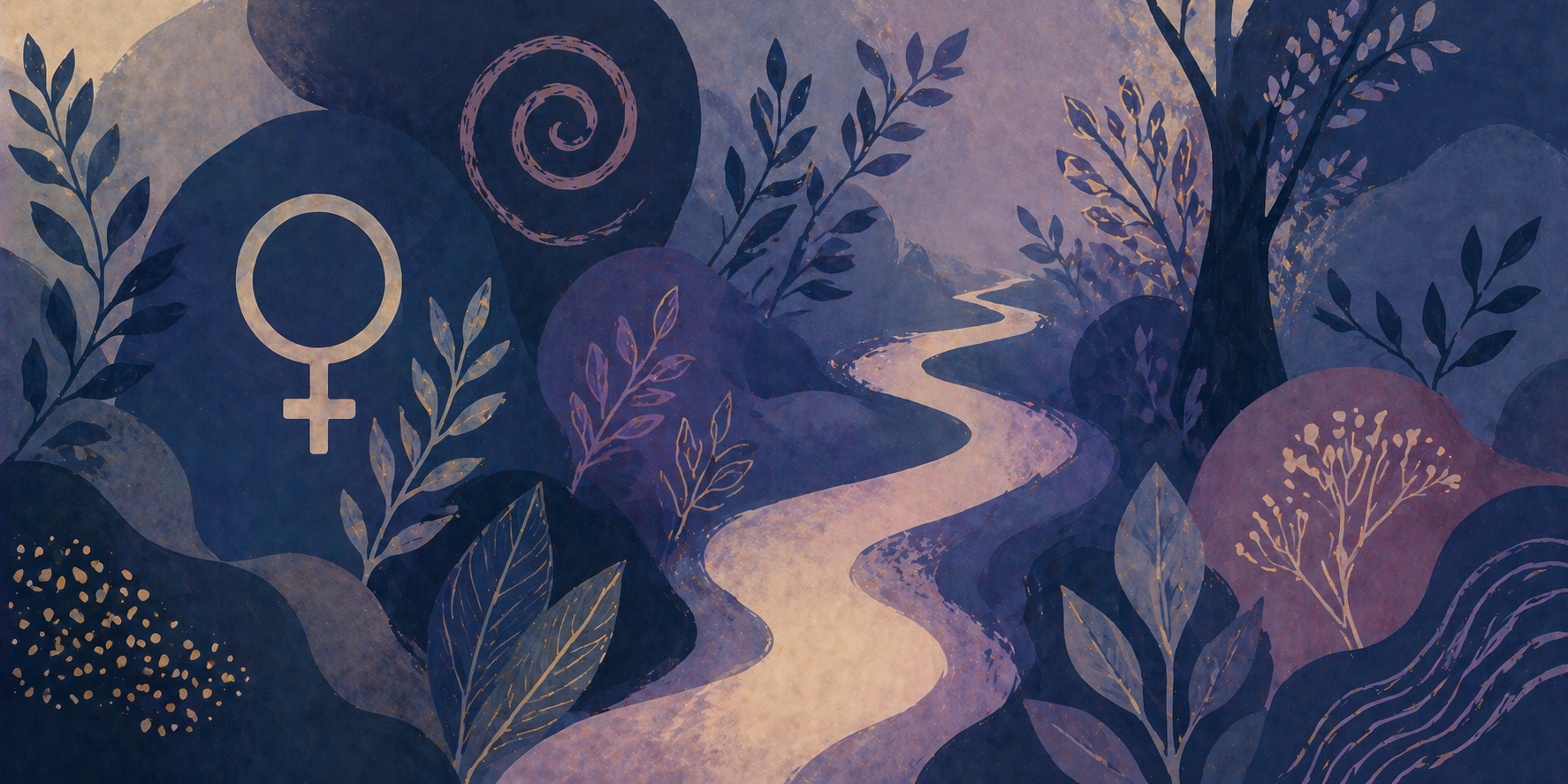 A winding road. 
