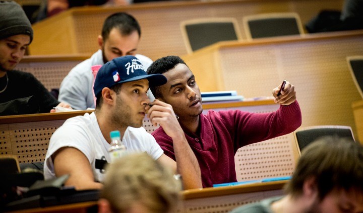students in classroom