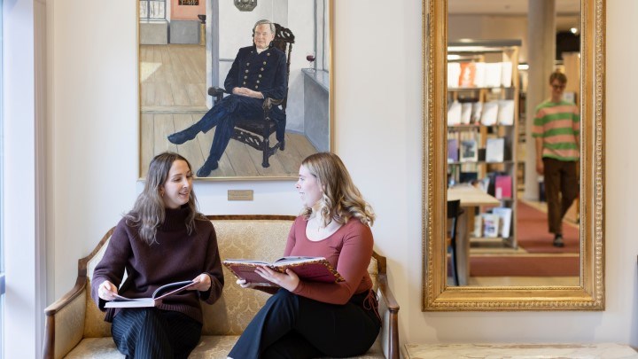 Studenter i Måltidsbiblioteket