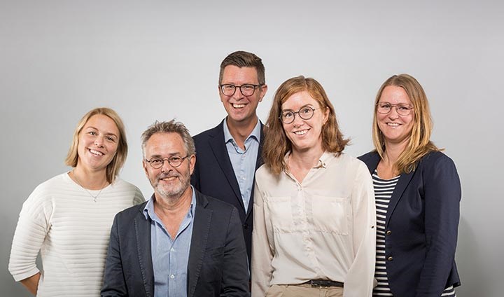 Anna Petersén, Jan Olsson, Erik Hysing, Monika Berg och Ann-Catrin Kristianssen
