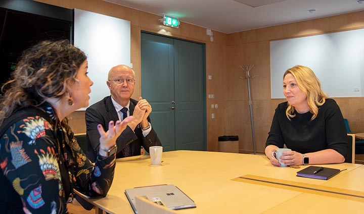 Anna-Karin Andershed, Johan Schnürer och Johanna Jaara Åstrand.