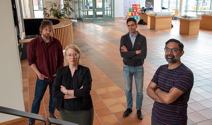 Jan Jämte, Emma Arneback, Andreas Bergh och Anders Trumberg, forskare vid Örebro universitet.