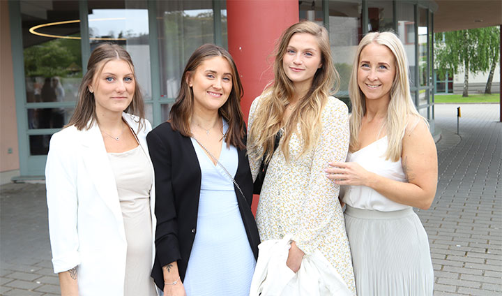 Hanna Trulsson, Hanna Runebark, Lovia Andersson och Tove Svensson.