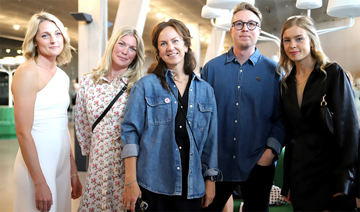 Jessica Kohlscheen, Sofia Bergström, Angelica Ärlandsback, Gustaf Elfstrand och Amanda Mattsson