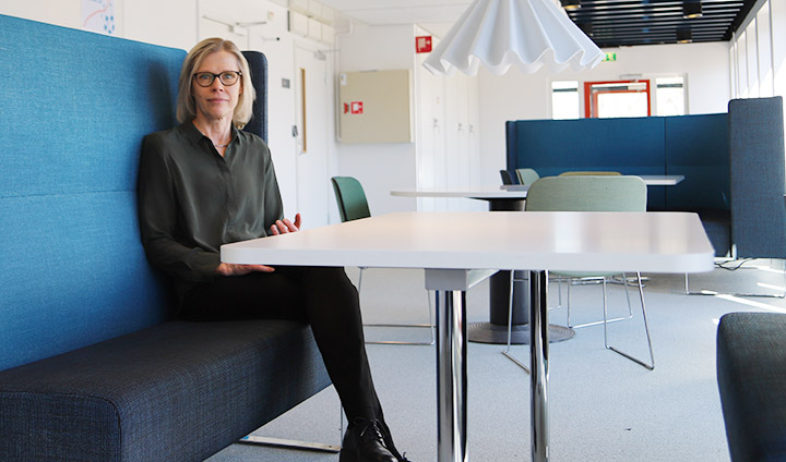 Charlotta Andersson, arkitekt för lärandemiljöer på Akademiska Hus.