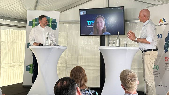 Per Ankarsjö och Johan Schnürer i Almedalen