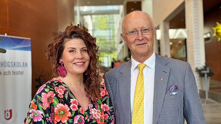Anna-Karin Andershed, prorektor, och Johan Schnürer, rektor.
