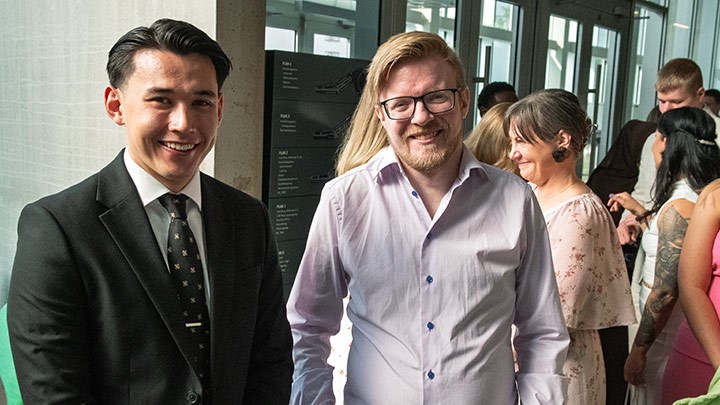 David Svensson och Hampus Vennberg