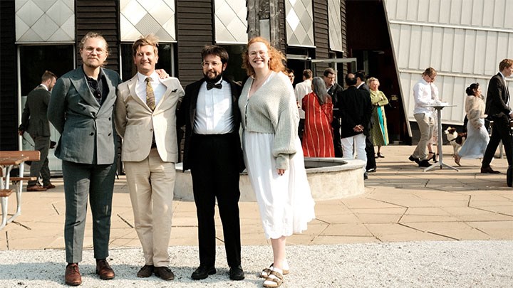 Simon Sang-Wahlstedt, Axel Johansson Landell, Gabriel Elia och Rosa Levy Adolfsson